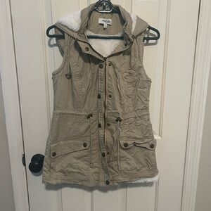 Charlotte Russe Tan Vest Chic Layering Essential